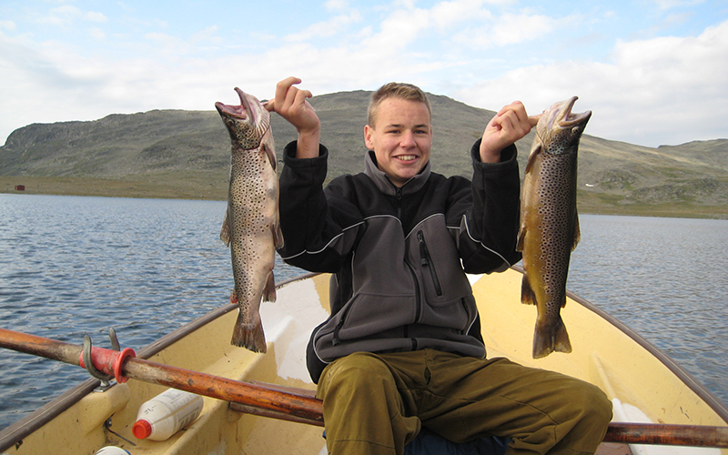 Ørretfiske i Sikkilsdalen