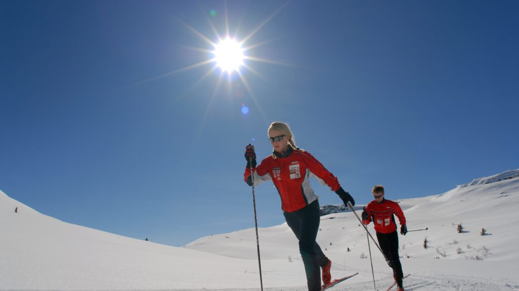 Kvitfjell_Langrenn_ZEH_1846_Esben_Haakenstad_Visit_Lillehammer Treningstur langrenn i fjellheimen ved Kvitfjell