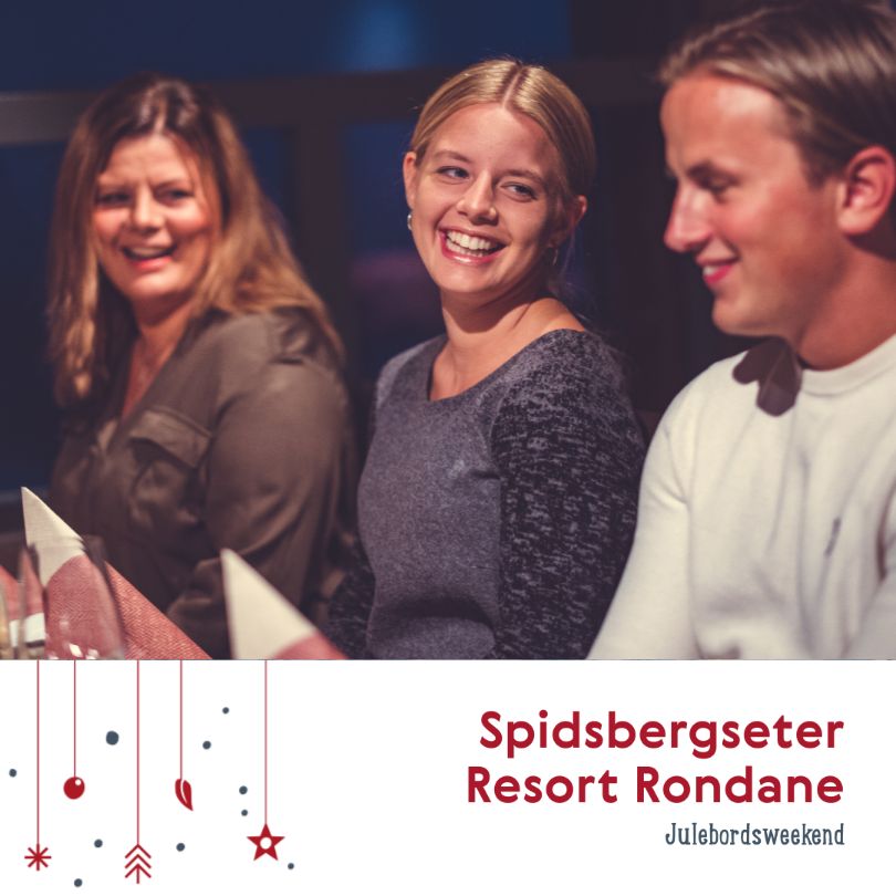 Julebord på Spidsbergseter Resort Rondane